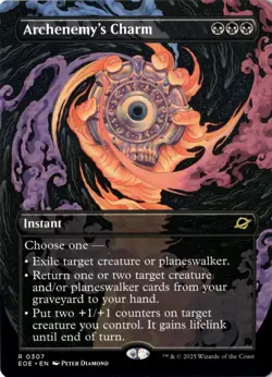 Archenemy's Charm Borderless Edge of Eternities Normal NM Magic MTG R 307 - Image 1