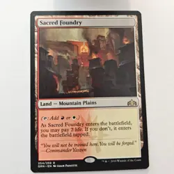 Sacred Foundry Guilds of Ravnica 254 LP MTG Magic the Gathering - Image 1