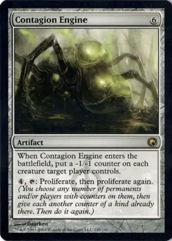 Contagion Engine 145 Scars of Mirrodin Regular MP Magic MTG - Image 1