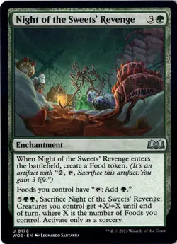 Night of the Sweets' Revenge Wilds of Eldraine Normal NM Magic MTG U 178 - Image 1