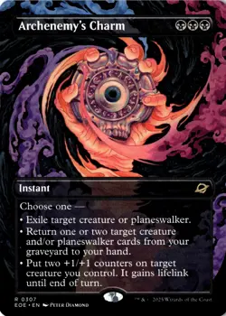 Archenemy's Charm Borderless 0307 Edge of Eternities Regular Magic MTG - Image 1