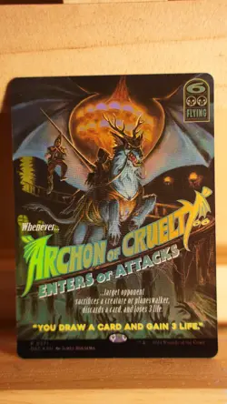 Archon of Cruelty - NM - Foil - Showcase - Duskmourn: Commander - MTG - Image 1
