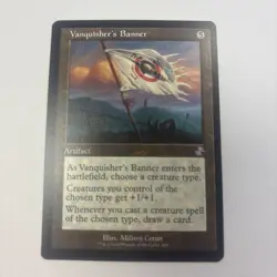 Vanquisher's Banner Time Spiral Remastered Magic MTG NM 402 Tribal Artifact - Image 1