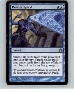 MTG Psychic Spiral U Return to Ravnica 47 LP Magic The Gathering - Image 1