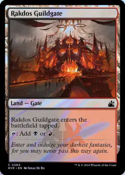 Rakdos Guildgate 0284 MTG RVR NM Foil - Image 1