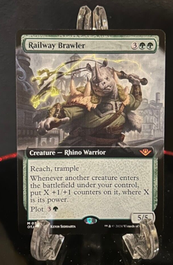 Railway Brawler Extended Outlaws of Thunder Junction NM Near Mint RegularOTJ - Image 1