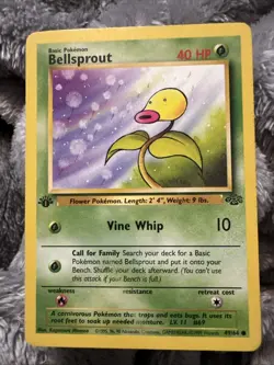 Pokemon TCG Bellsprout Jungle 1st Edition Common Card 49/64 LP - Image 1