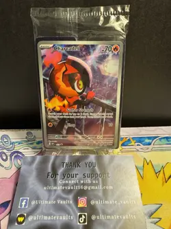 Pokemon TCG: Charcadet 022 ETB Black Star Promo - Phantasmal Flames - NM/SEALED - Image 1