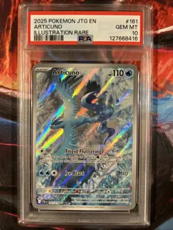 Pokemon 2025 JTG En-Journey Together #161/159 Articuno IR PSA 10 - Image 1