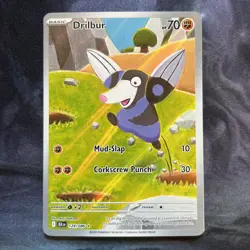 Drilbur Illustration Rare- Pokemon Scarlet & Violet: Black Bolt - 124/086 - 2025 - Image 1
