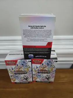 Pokemon TCG Prismatic Evolutions Booster Bundle Lot Of 3 - Image 2