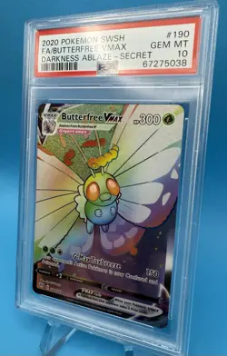 2020 Pokemon Butterfree VMAX Secret Darkness Ablaze 190/189 PSA 10 GEM MT 190 - Image 4