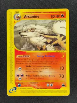 Arcanine 3 Pokemon Skyridge 2003 HP - Image 1