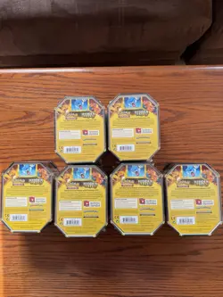 Pokemon Hidden Fates Tin Charizard And Raichu Brand New Sealed - 6 Total Lot 820650804816 - Image 3