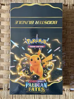 Pokemon Scarlet & Violet Paldean Fates Booster Bundle Box Display Factory Sealed - Image 1