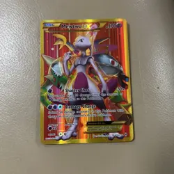 Pokemon TCG Mewtwo EX (164 Secret Full Art) 164/162 Breakthrough Holo LP+ - Image 1
