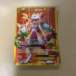 Pokemon TCG Mewtwo EX (164 Secret Full Art) 164/162 Breakthrough Holo LP+ - Image 3