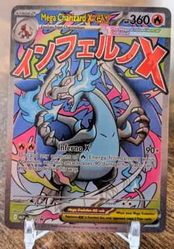 Mega Charizard X ex 023 MEP Black Star Promo Pokemon Phantasmal Flames UPC - NM - Image 1