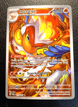 Pokemon TCG, Infernape SV06: Twilight Masquerade 173/167 Illustration Rare NM - Image 1