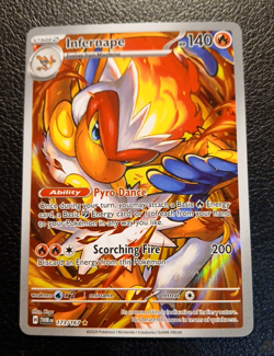 Pokemon TCG, Infernape SV06: Twilight Masquerade 173/167 Illustration Rare NM - Image 2