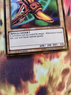 Left Leg of the Forbidden One EXODIA Gold Rare 1st Edition PGL2-EN023 Yu-Gi-Oh - Image 5