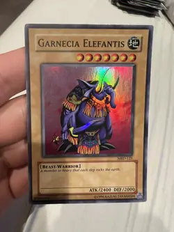 Yu-Gi-Oh! TCG Garnecia Elefantis Metal Raiders MRD-125 Unlimited Super Rare - Image 1