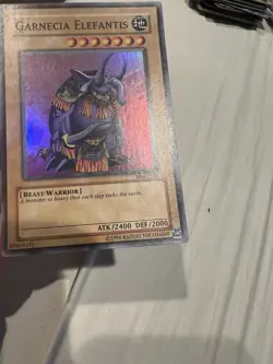 Yu-Gi-Oh! TCG Garnecia Elefantis Metal Raiders MRD-125 Unlimited Super Rare - Image 3