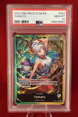 One Piece Starter Deck St28-022 Yamato PSA 10 GEM MINT - Image 1