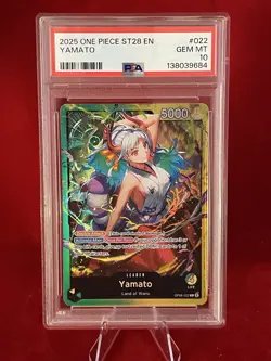 One Piece Starter Deck St28-022 Yamato PSA 10 GEM MINT - Image 3