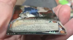 2002 Naruto TCG CCG Sasuke Uchiha Card Super Rare Foil English Near Mint RARE - Image 3