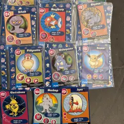 Lot of 68 Pokemon Poke Trivia Burger King Cards 1999 - Image 5