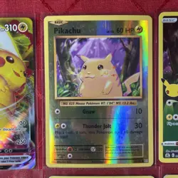 Pokemon Damaged Pikachu Card Lot of 13 Cards Please See Pictures for Condition - Image 3