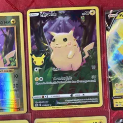 Pokemon Damaged Pikachu Card Lot of 13 Cards Please See Pictures for Condition - Image 4