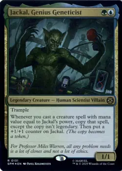 Jackal, Genius Geneticist Prerelease Cards Foil NM Magic MTG R 131 - Image 1