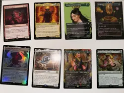 Magic The Gathering Valuable Card Lot Foils, Borderless, Non Foils. 19 Hits - Image 2