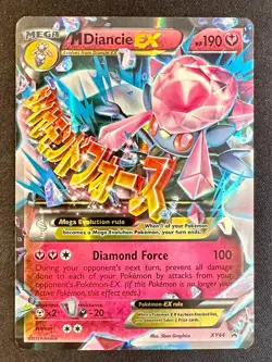 M Diancie EX XY44 2015 Black Star Promo Pokemon Card Ultra Rare Mega - Mp - Image 1