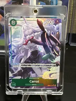 Carrot ALT ENGLISH EB04-013 SR THE AZURE SEA'S SEVEN ENGLISH OP14 ONE PIECE CARD - Image 1