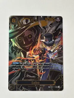 One Piece Card Game - Sabo - OP07-118 OP13 (SP) - English - Image 1