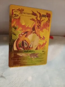 Pokemon Charizard Dx Wildfire Metal Card Foil 500ps Used - Image 1