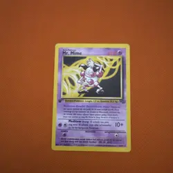 Pokemon Cards: 1st Edition Jungle Rare: Mr. Mime 22/64 4th Print Dutch - Image 1