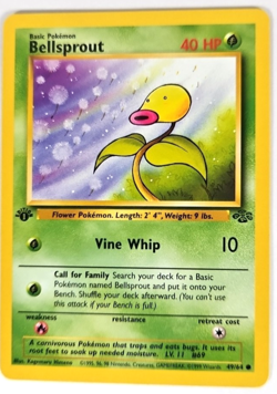Pokemon TCG Bellsprout 1999 Wizards Of The Coast 1st Edition Jungle Set Card #49 - Image 1