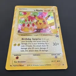 Pokemon Pikachu TCG Celebrations Birthday Promo Holo Card #24 - Image 2