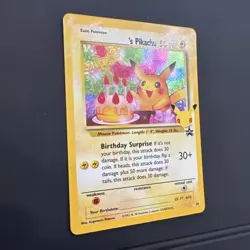 Pokemon Pikachu TCG Celebrations Birthday Promo Holo Card #24 - Image 4
