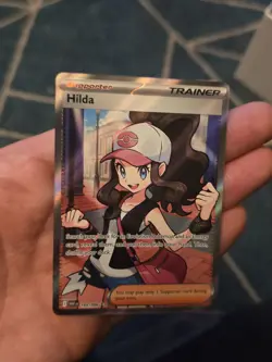 Pokemon Card Hilda 164/086 White Flare Full Art Rare Trainer packfresh UK seller - Image 1