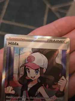 Pokemon Card Hilda 164/086 White Flare Full Art Rare Trainer packfresh UK seller - Image 3