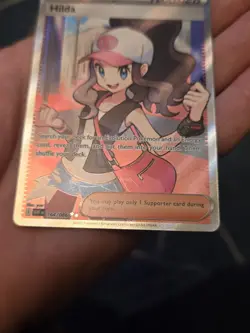 Pokemon Card Hilda 164/086 White Flare Full Art Rare Trainer packfresh UK seller - Image 4