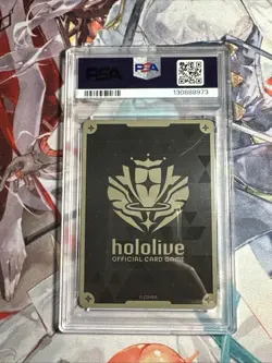 Hololive Card Game hBP02-053 Kureiji Ollie Super Rare Quintet Spectrum PSA 10 - Image 2
