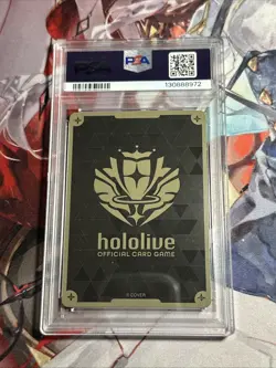 Hololive Card Game hBP02-059 Mori Calliope RR Quintet Spectrum PSA 10 - Image 2