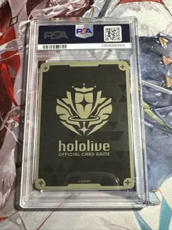 Hololive Card Game hBP02-013 Shirakami Fubuki RR Quintet Spectrum PSA 10 - Image 2