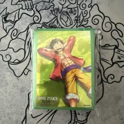 ONE PIECE TCG Official Card Sleeves ST21 EX Deck Monkey Luffy PACK OF 70 Sealed - Image 1